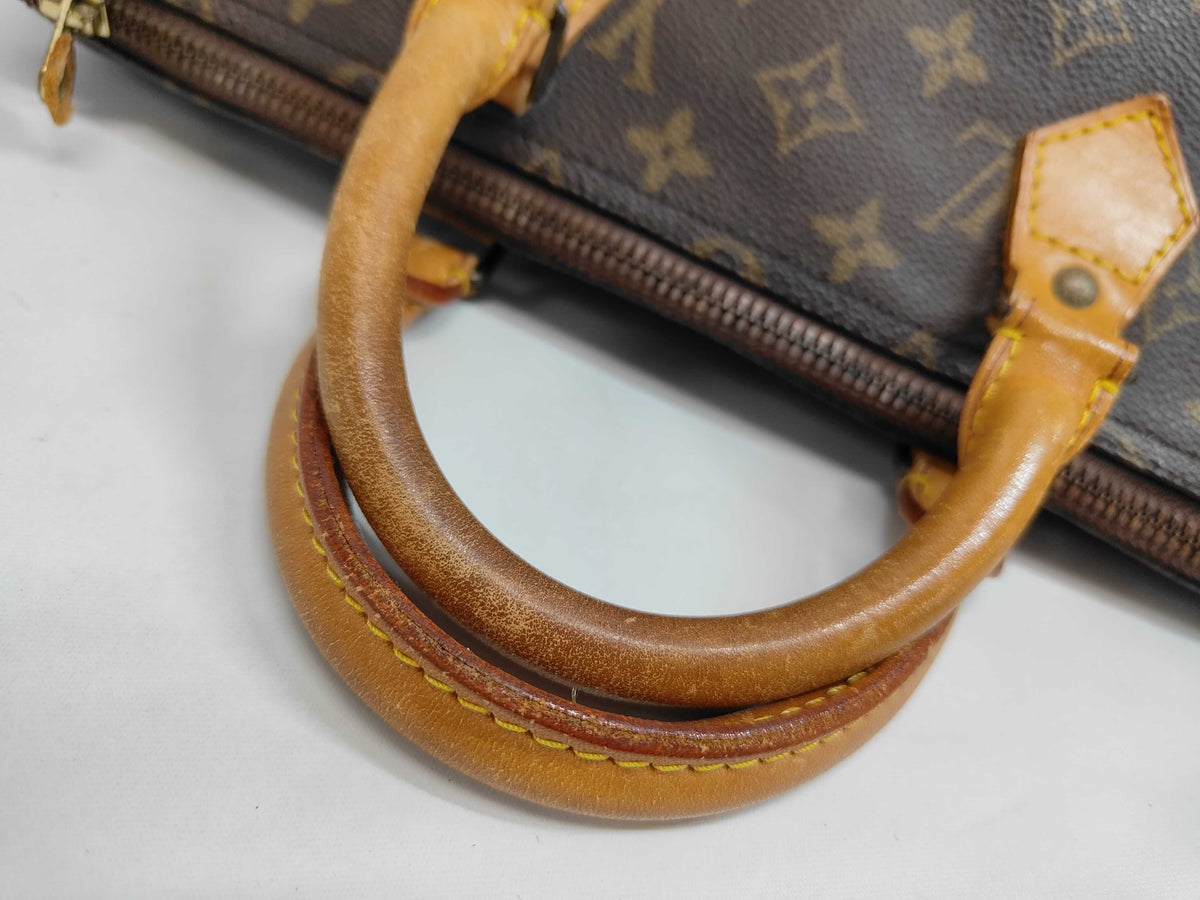 Louis Vuitton Speedy Monogram Canvas, Brown, Canvas, Handbag