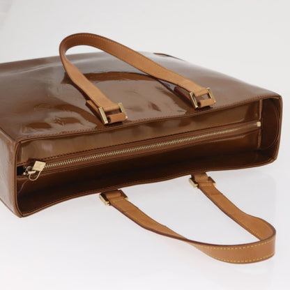 Louis Vuitton Columbus Monogram Vernis, Brown, Patent Leather, Handbag