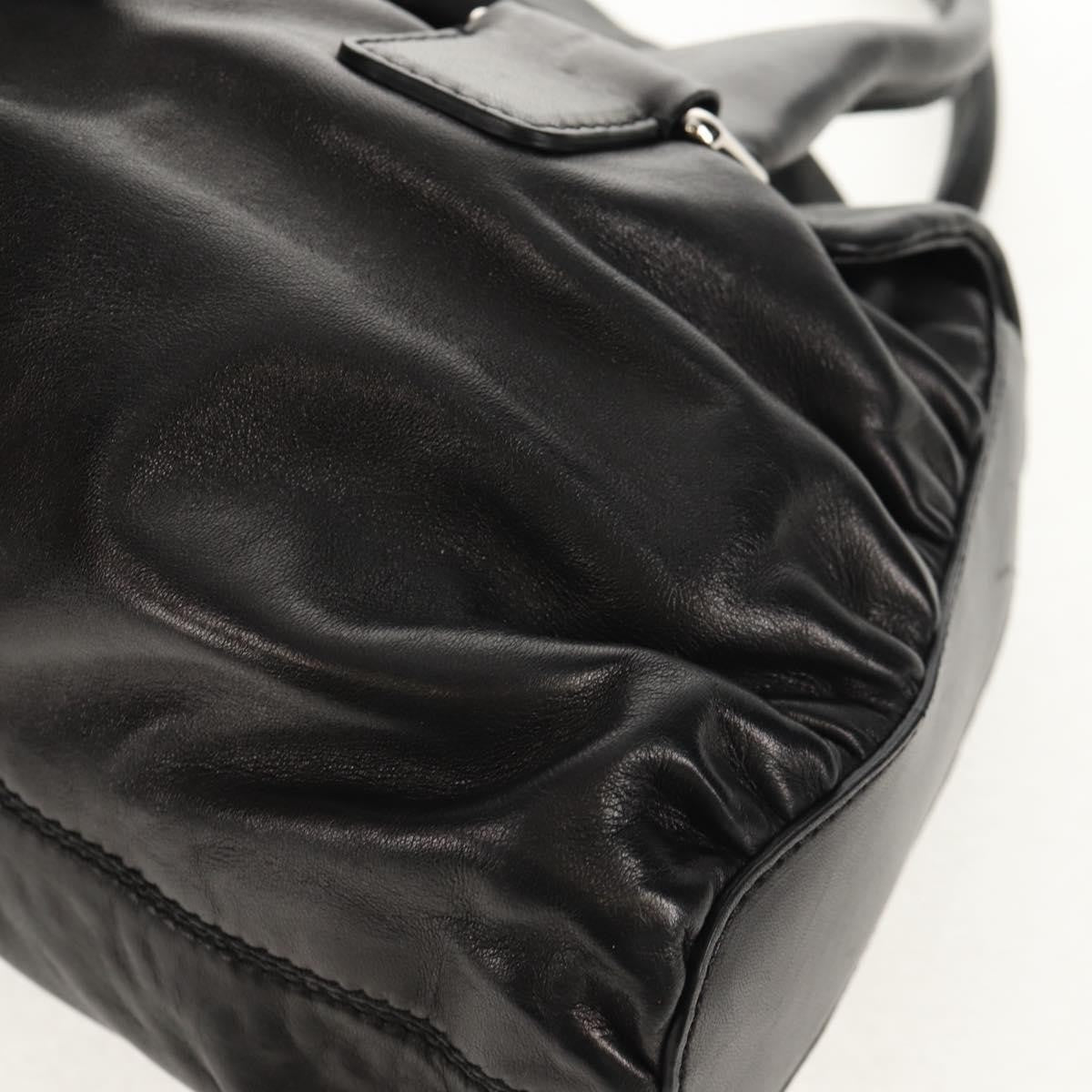 Valentino Garavani Histoire Tote Leather and Strass, Black, Leather, Shoulder Bag