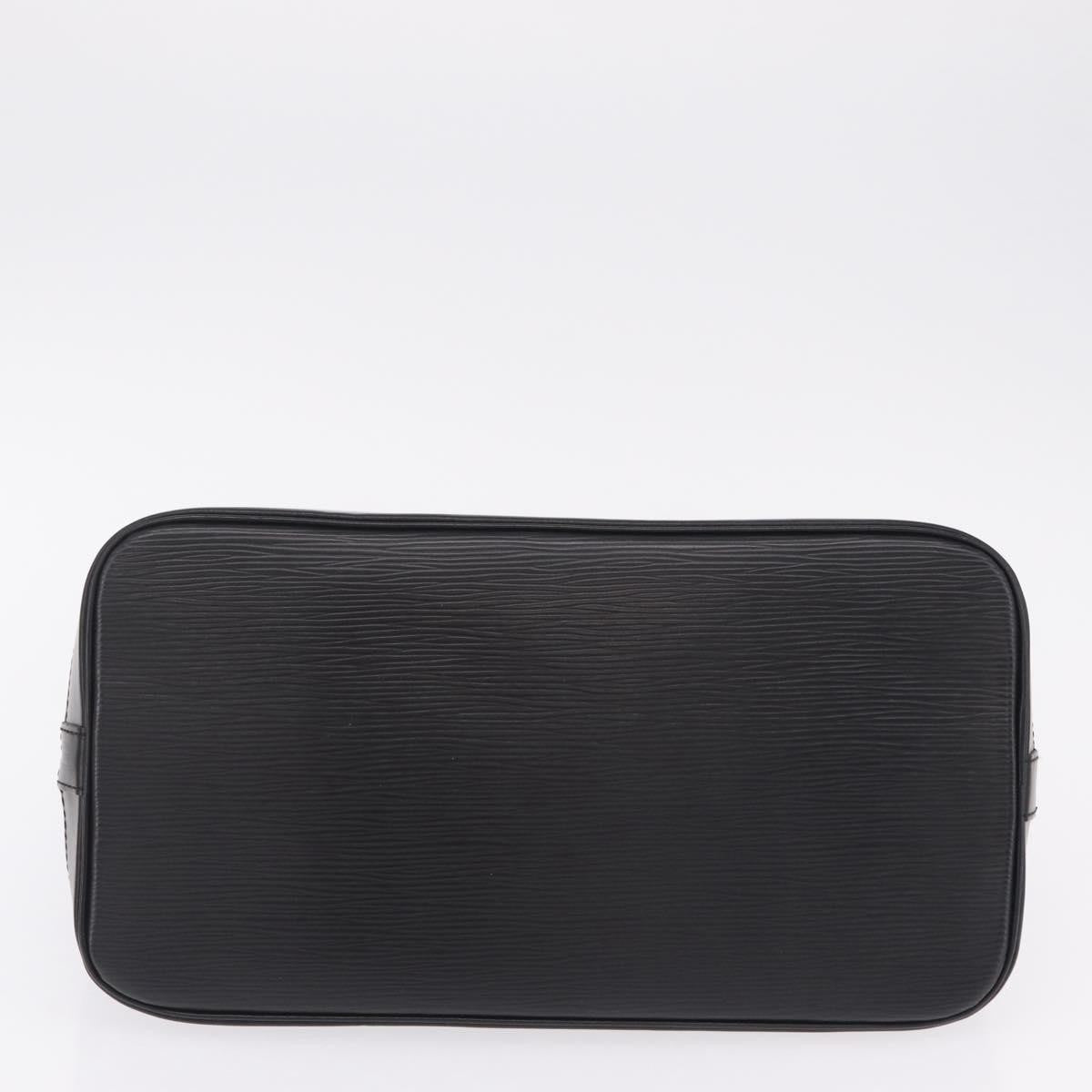 Louis Vuitton Alma Epi Leather, Black, Leather, Handbag