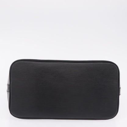 Louis Vuitton Alma Epi Leather, Black, Leather, Handbag