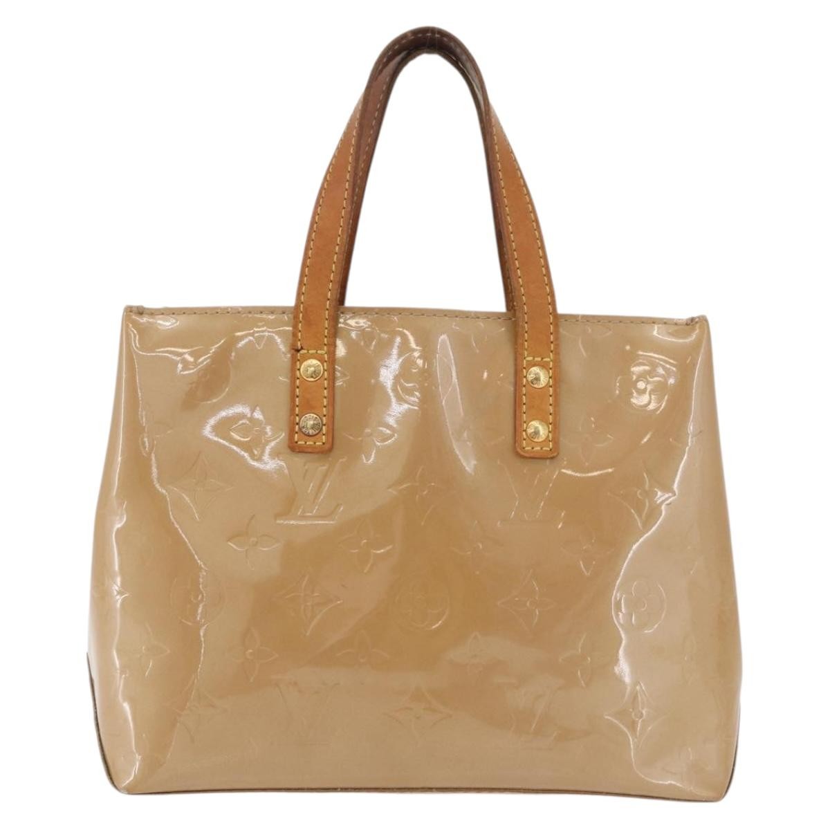 Louis Vuitton Reade Monogram Vernis, Brown, Patent Leather, Handbag