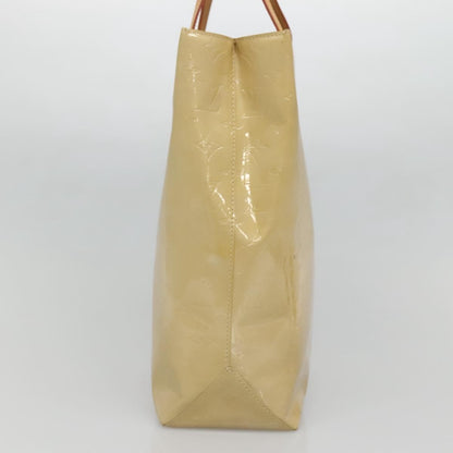 Louis Vuitton Reade Monogram Vernis, Beige, Patent Leather, Handbag