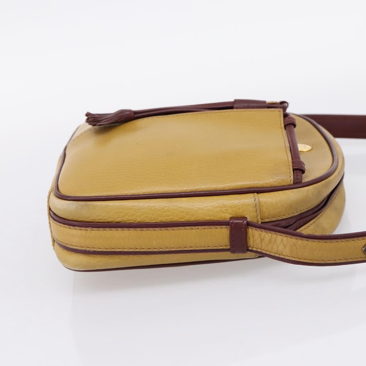 Cartier Tasseled Must de Cartier Leather, Beige, Leather, Shoulder Bag