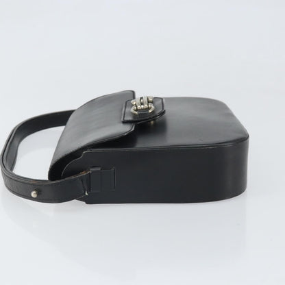 Christian Dior Shoulder Leather, Black, Leather, Shoulder Bag