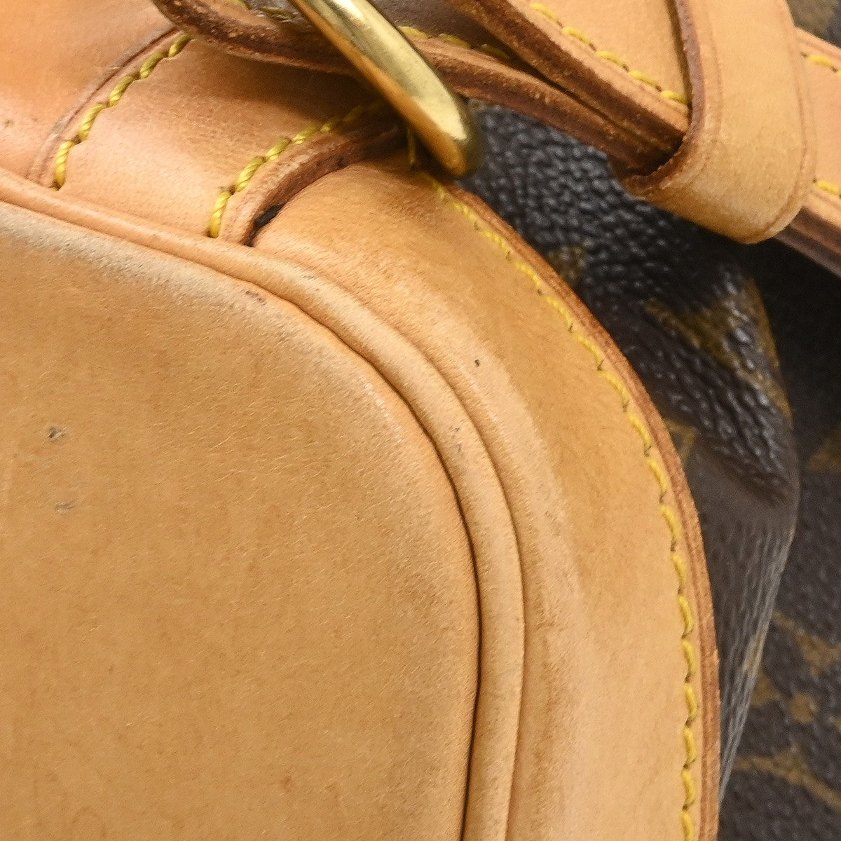 Louis Vuitton Vintage Montsouris Monogram Canvas, Brown, Canvas, Backpack