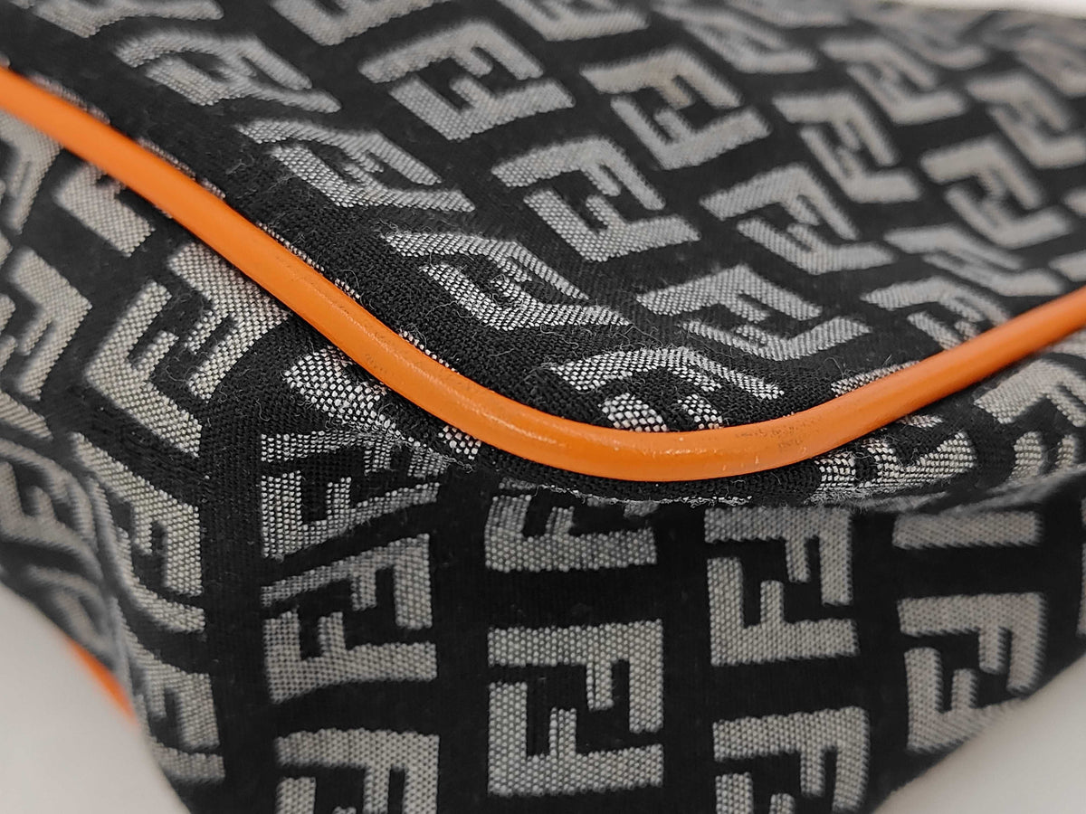 Fendi Zucchino Hobo Zucchino Canvas, Multicolour, Canvas, Handbag