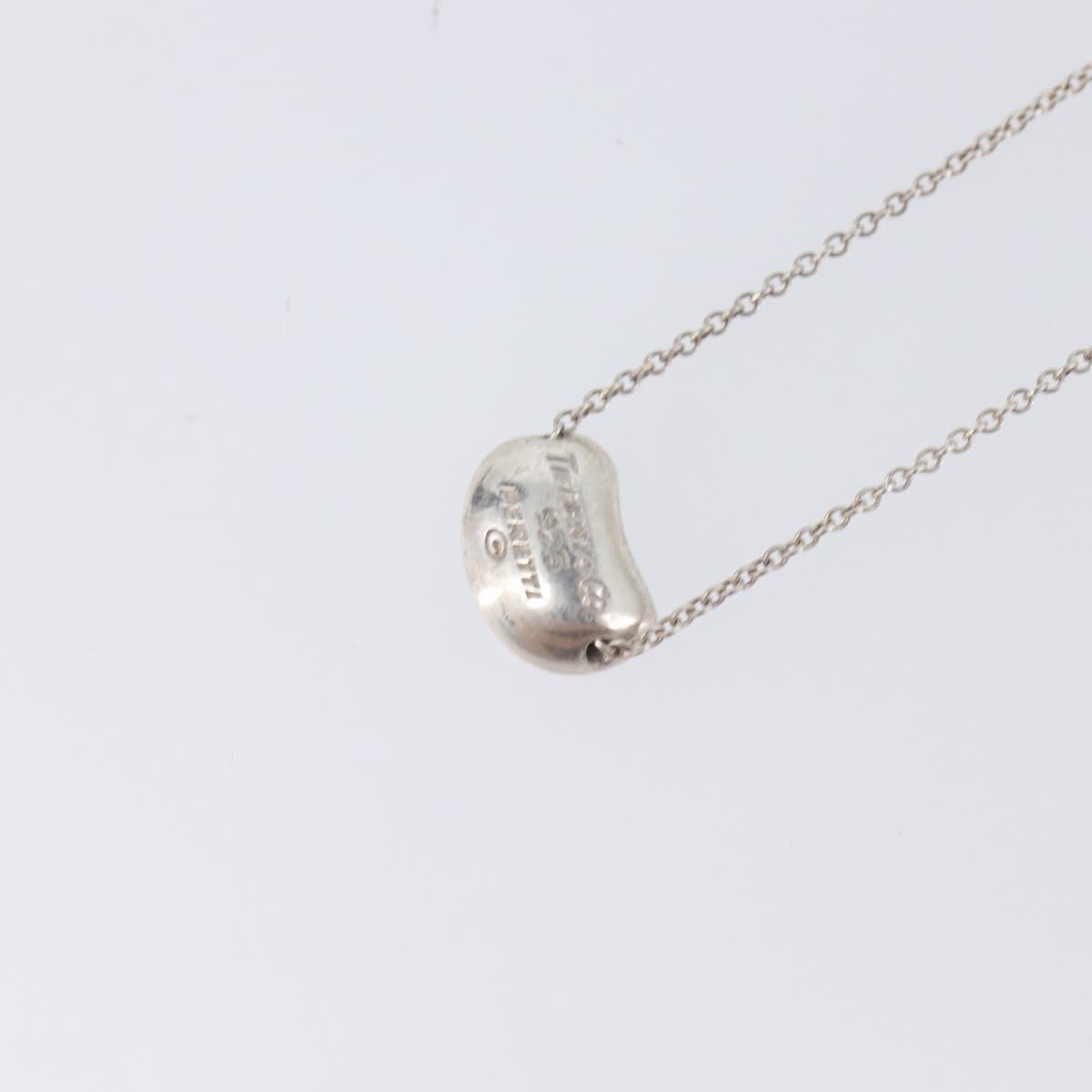 Tiffany & Co. Elsa Peretti Bean Pendant Sterling Silver, Silver, Sterling Silver, Necklace