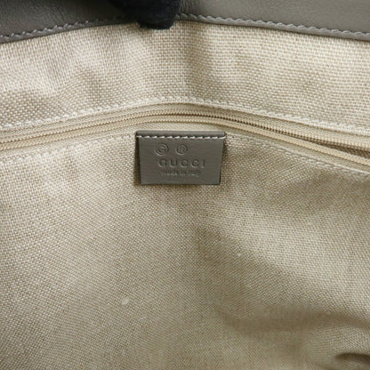 Gucci Margaux Microguccissima Leather, Gray, Leather, Tote Bag