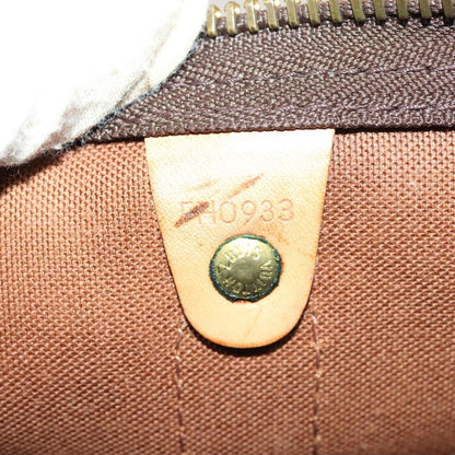 Louis Vuitton Keepall Bag Monogram Canvas, BROWN, CANVAS, Travel bag