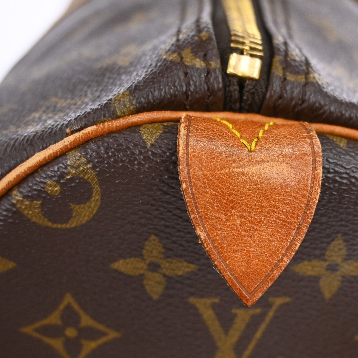 Louis Vuitton Keepall Monogram, Brown, Canvas, Travel Bag