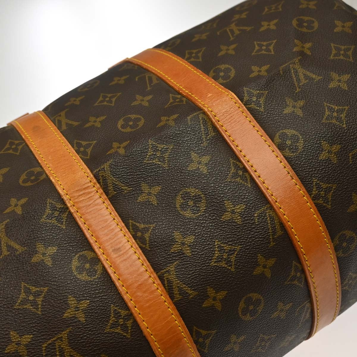 Louis Vuitton Keepall Monogram Canvas, Brown, Canvas, Travel Bag
