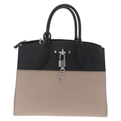 Louis Vuitton City Steamer Leather, Beige, Leather, Handbag
