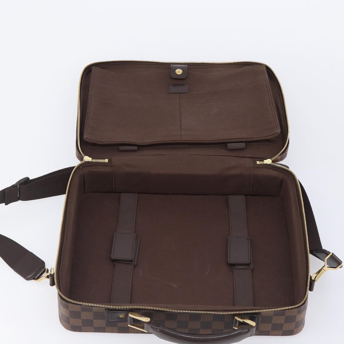 Louis Vuitton Sabana Laptop Damier, Brown, Canvas, Briefcase