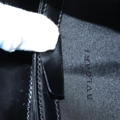 Bvlgari Handbag Leather, Black, Leather, Handbag
