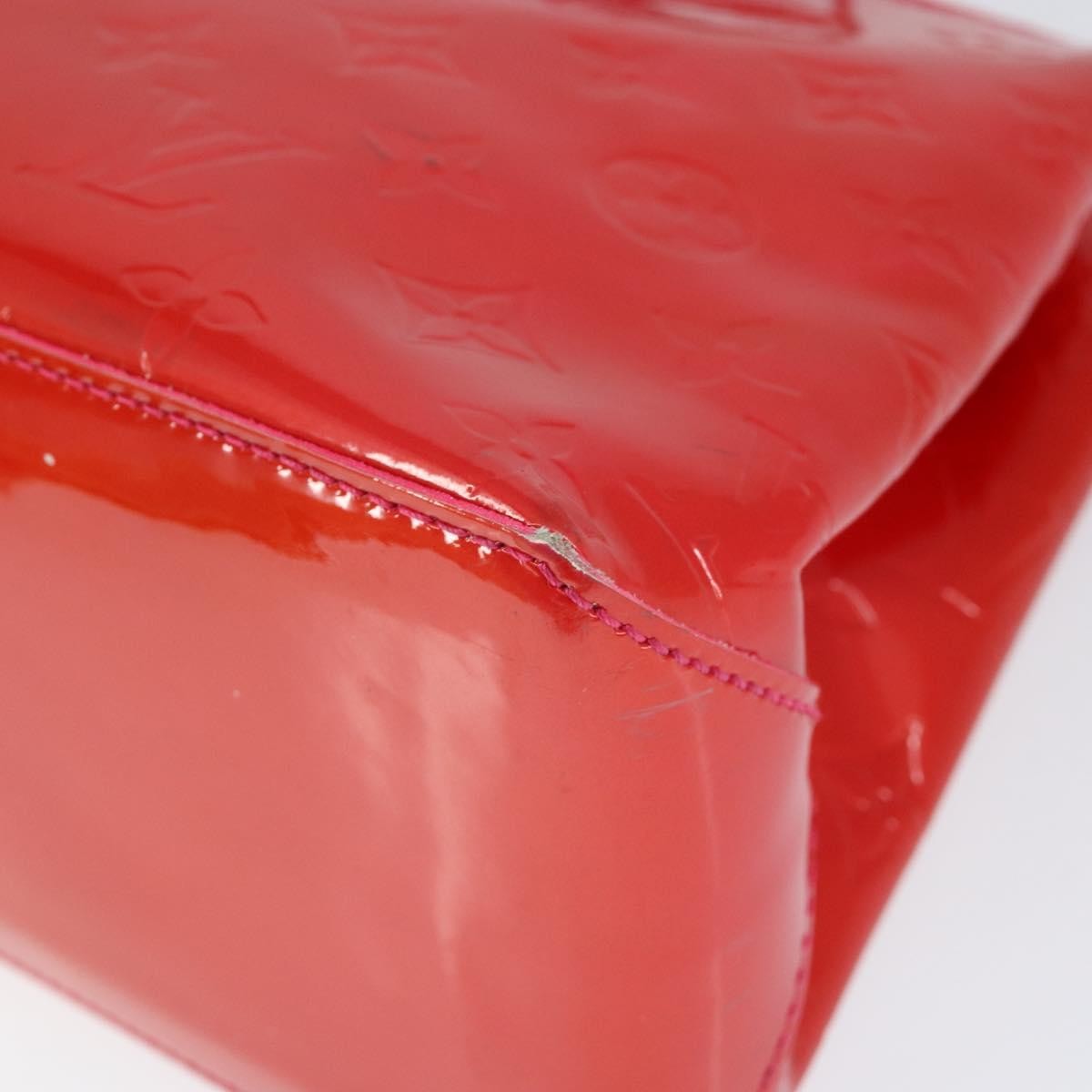 Louis Vuitton Wilshire Monogram Vernis, Pink, Patent Leather, Handbag