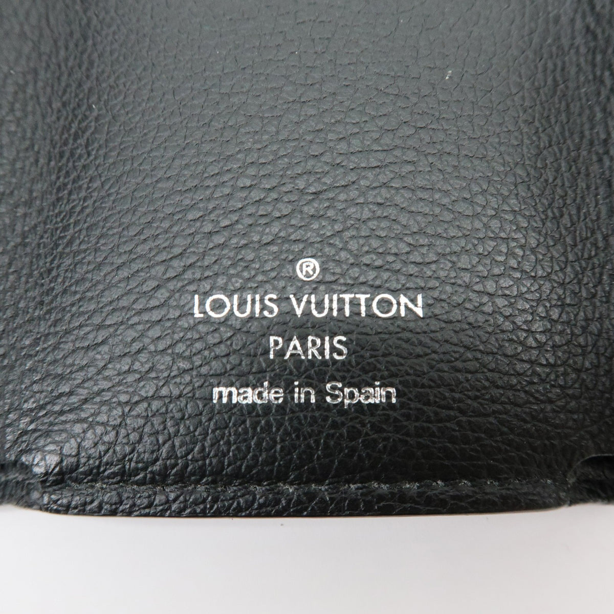 Louis Vuitton Lockmini Leather, Black, Leather, Wallet
