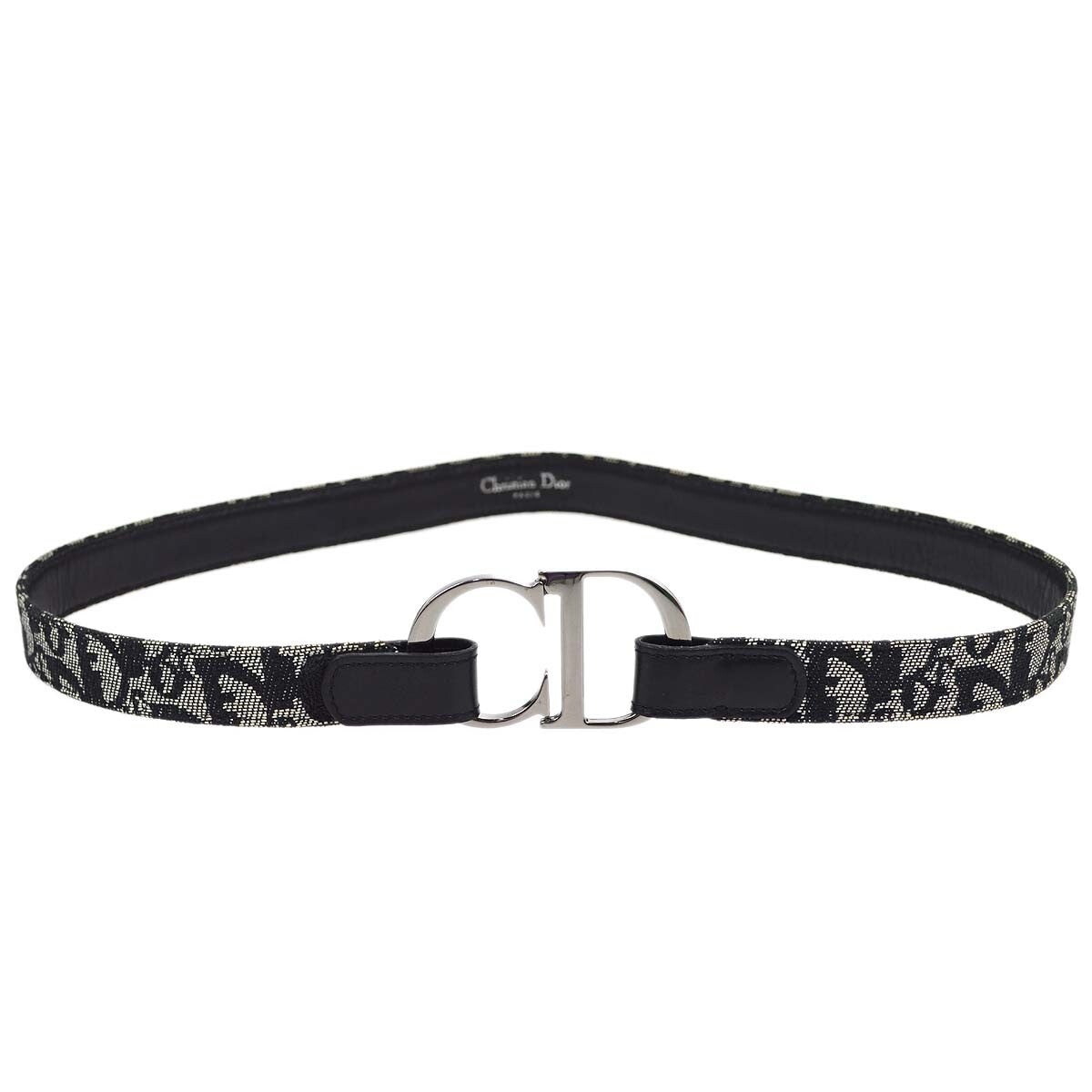 Christian Dior Vintage belt Canvas, Black, Canvas, Belt