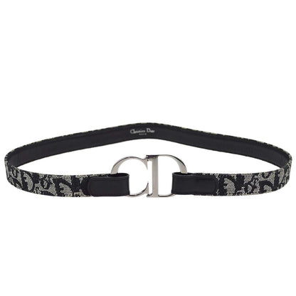 Christian Dior Vintage belt Canvas, Black, Canvas, Belt