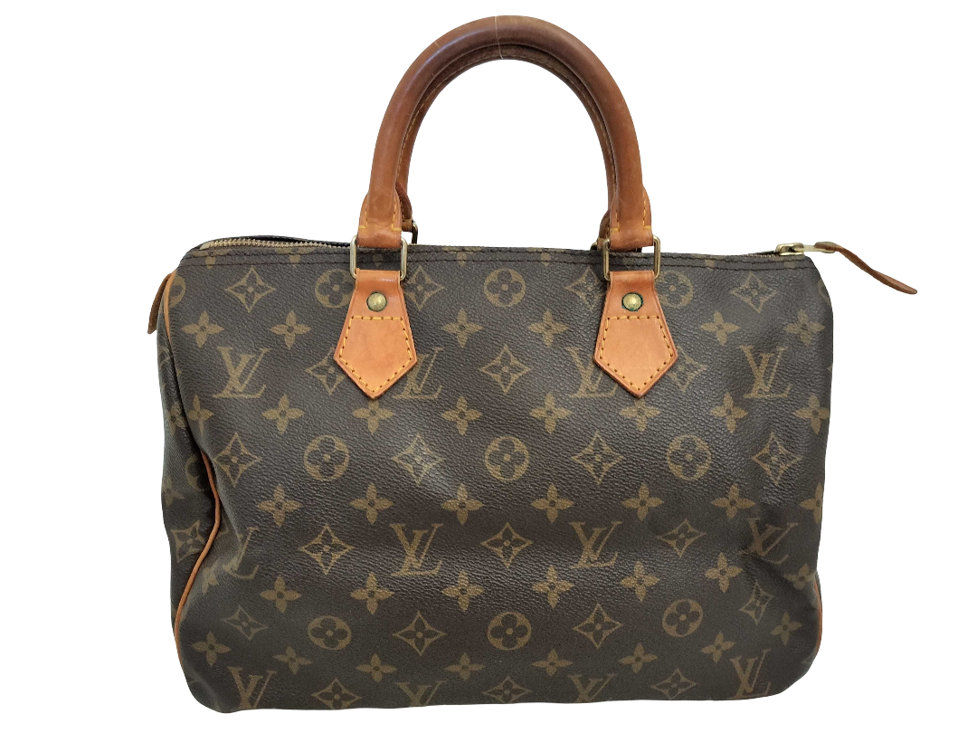 Louis Vuitton Speedy Monogram Canvas, Brown, Canvas, Handbag