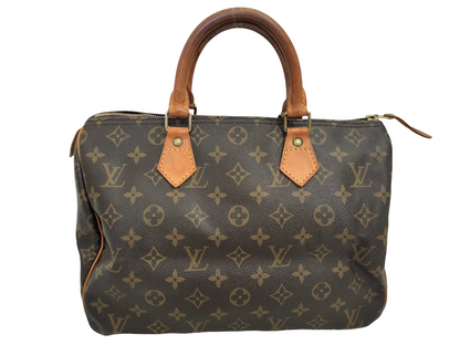 Louis Vuitton Speedy Monogram Canvas, Brown, Canvas, Handbag