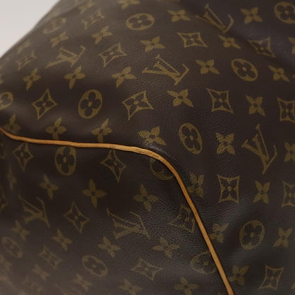 Louis Vuitton Keepall Bandouliere Bag Monogram Canvas, BROWN, CANVAS, Travel bag