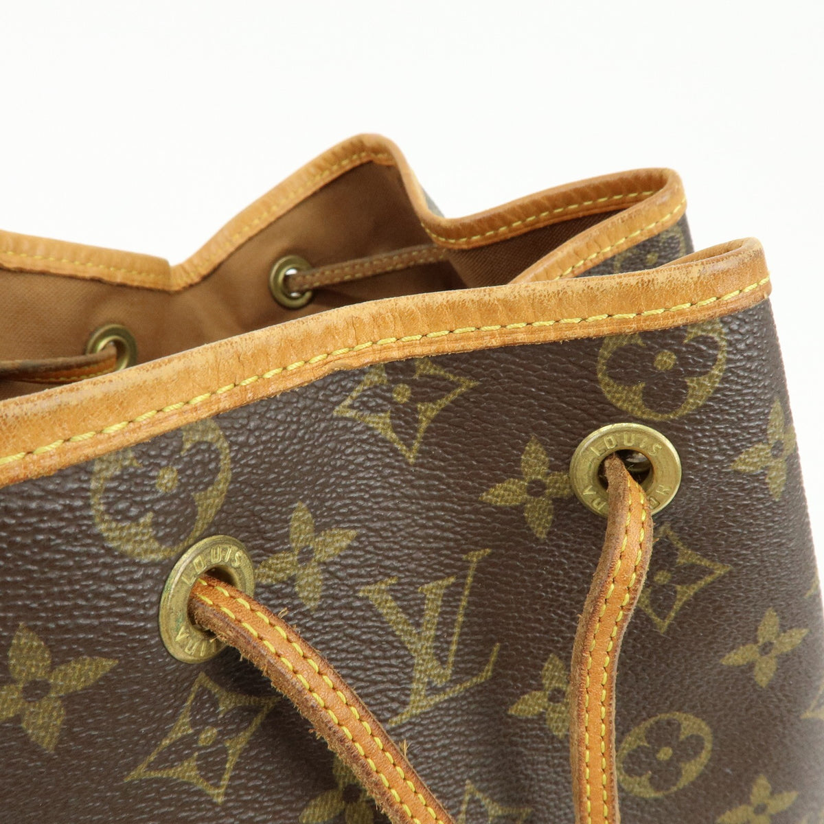 Louis Vuitton Vintage Montsouris Monogram Canvas, Brown, Canvas, Backpack