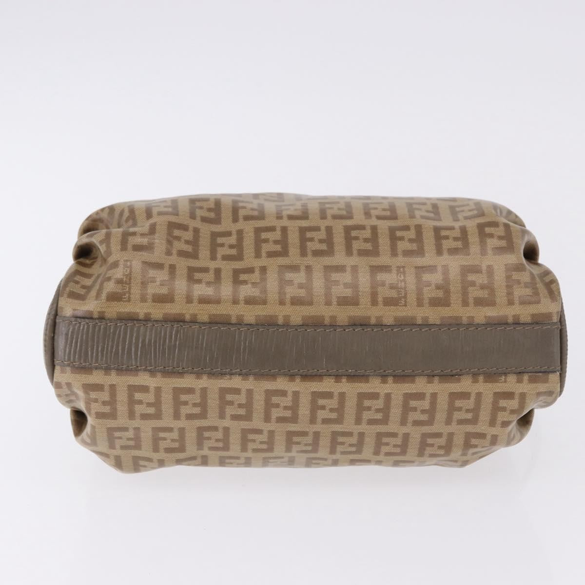 Fendi Shoulder Zucchino Canvas, Beige, Canvas, Shoulder Bag