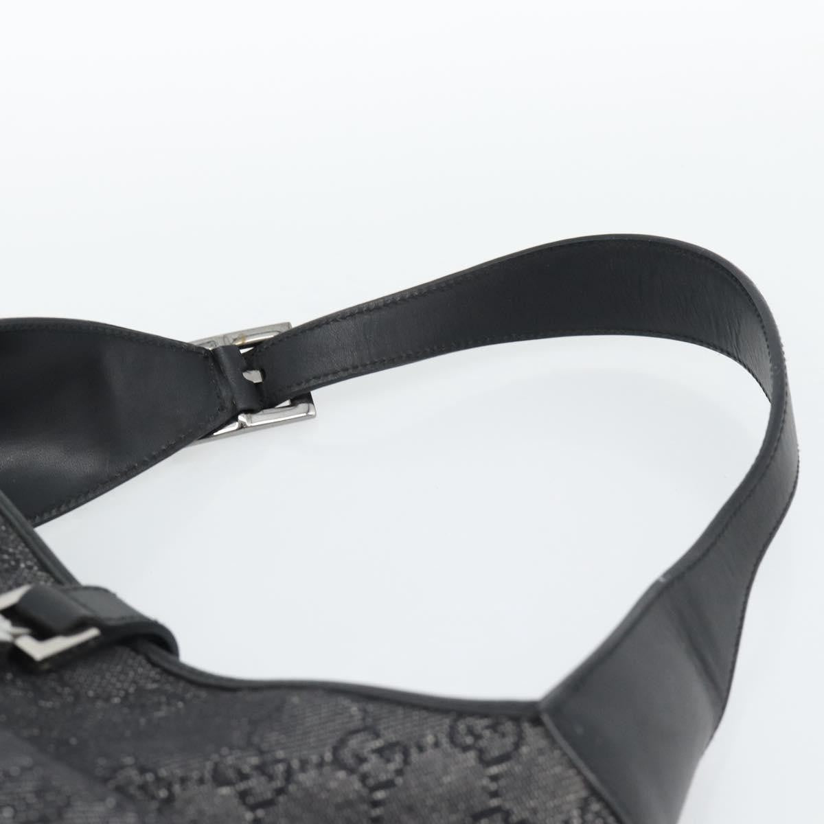 Gucci Jackie GG Canvas and Leather, Black, Canvas, Tote Bag
