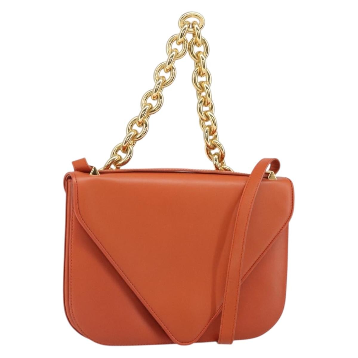 Bottega Veneta Mount Leather, Brown, Leather, Shoulder Bag