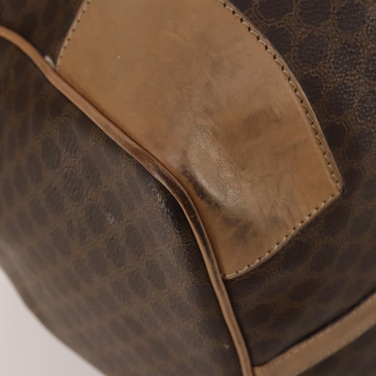 Celine Vintage Canvas, Brown, Canvas, Travel Bag