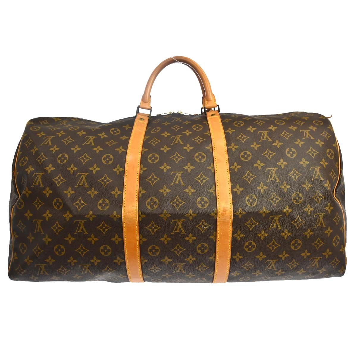 Louis Vuitton Keepall Monogram Canvas, Brown, Canvas, Travel Bag