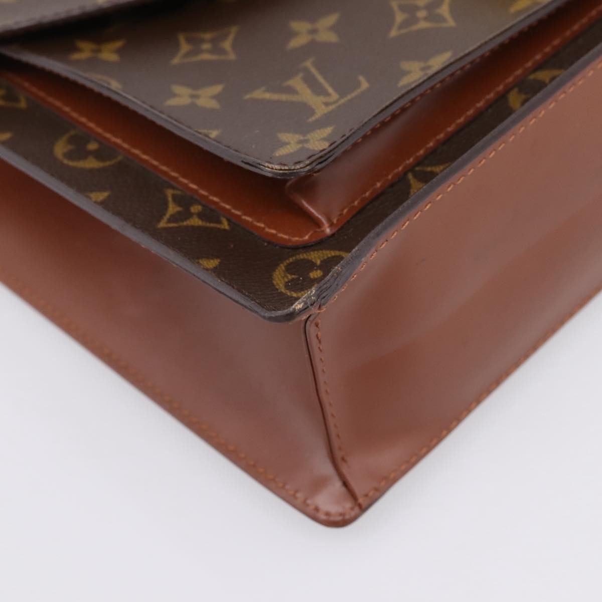 Louis Vuitton Monceau Monogram Canvas, Brown, Canvas, Handbag