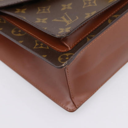 Louis Vuitton Monceau Monogram Canvas, Brown, Canvas, Handbag