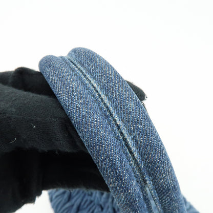 Miu Miu Convertible Matelasse Denim, Blue, Denim, Tote Bag