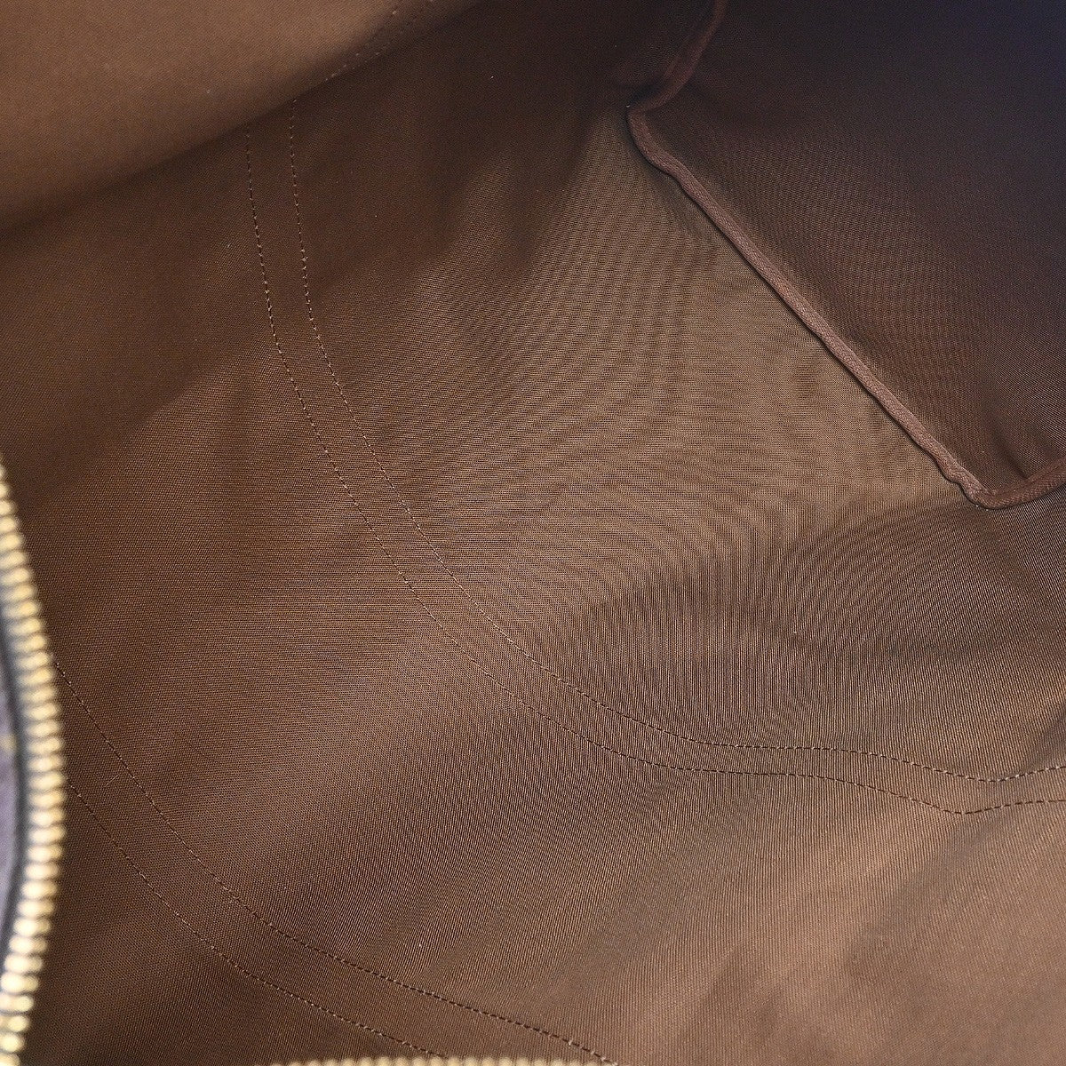 Louis Vuitton Keepall Monogram Canvas, Brown, Canvas, Travel Bag