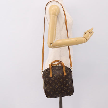Louis Vuitton Spontini Monogram Canvas, Brown, Canvas, Handbag