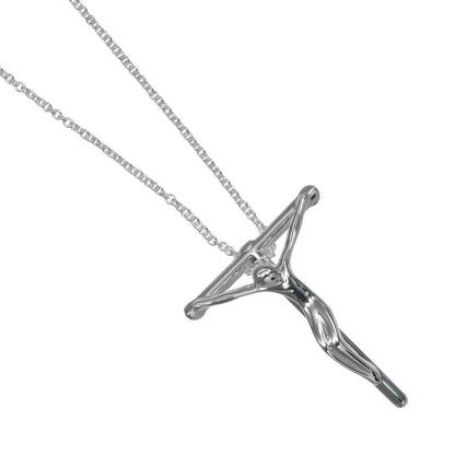 Tiffany & Co. Cross Pendant Silver, Silver, Silver, Necklace