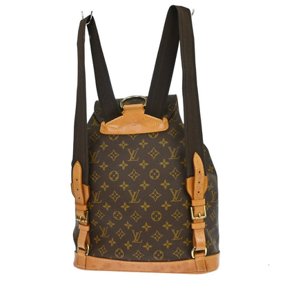 Louis Vuitton Vintage Montsouris Monogram Canvas, Brown, Canvas, Backpack