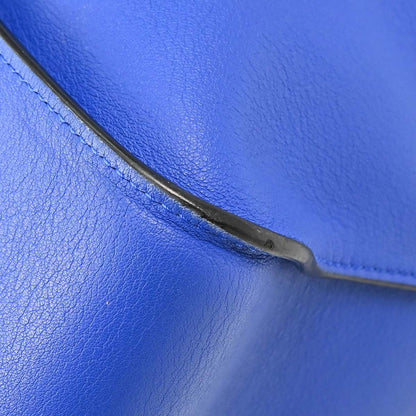 Loewe Hammock Leather, Blue, Leather, Handbag