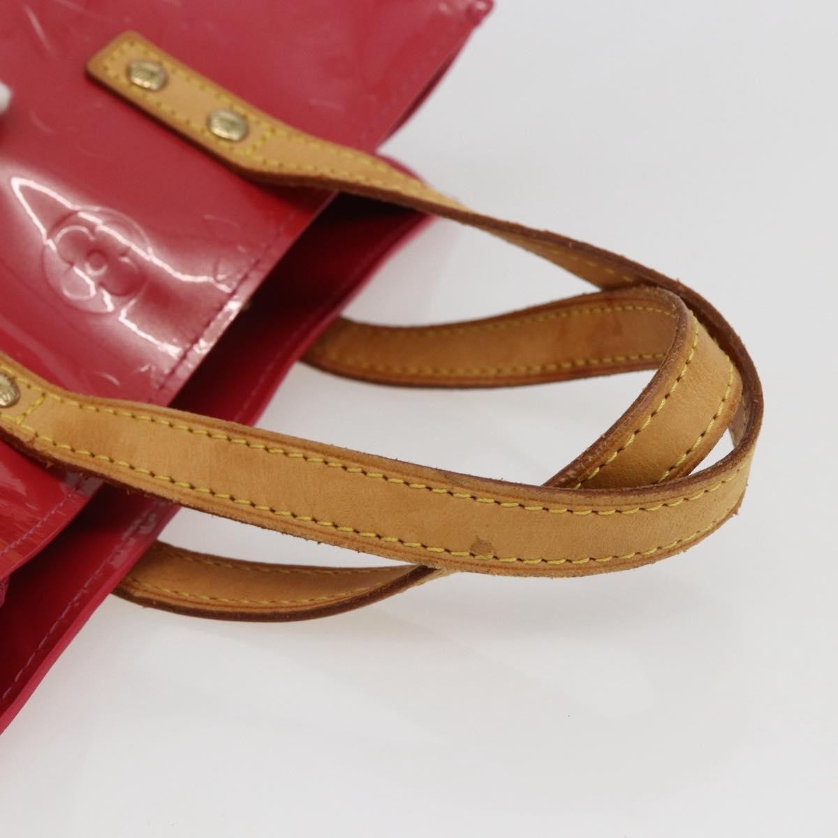Louis Vuitton Reade Monogram Vernis, Pink, Patent Leather, Handbag