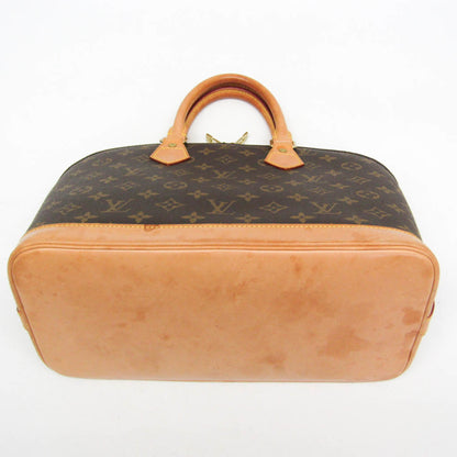 Louis Vuitton Alma Monogram Canvas, Brown, Canvas, Handbag
