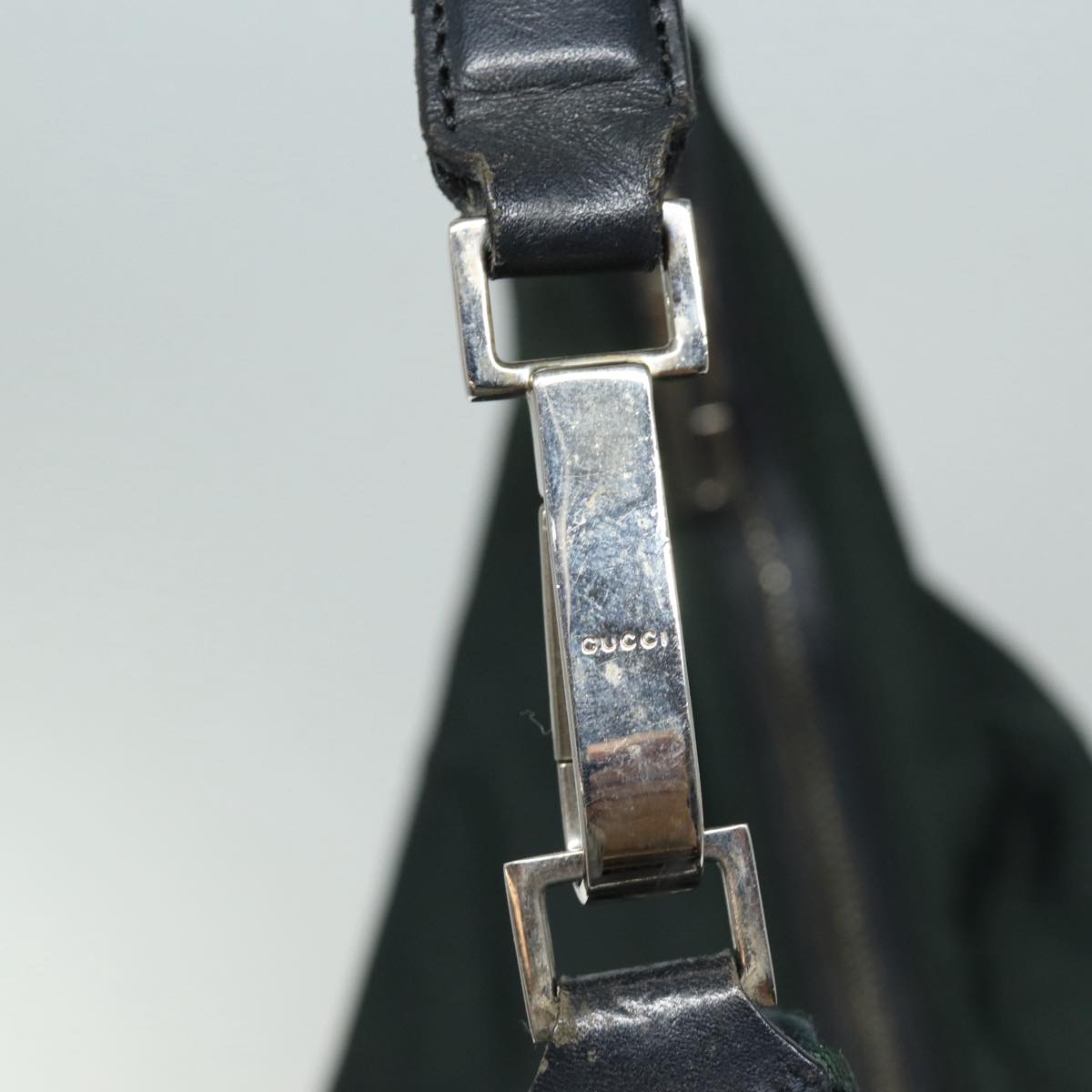 Gucci Vintage Shoulder Bag Nylon, KHAKI, NYLON, Shoulder bag