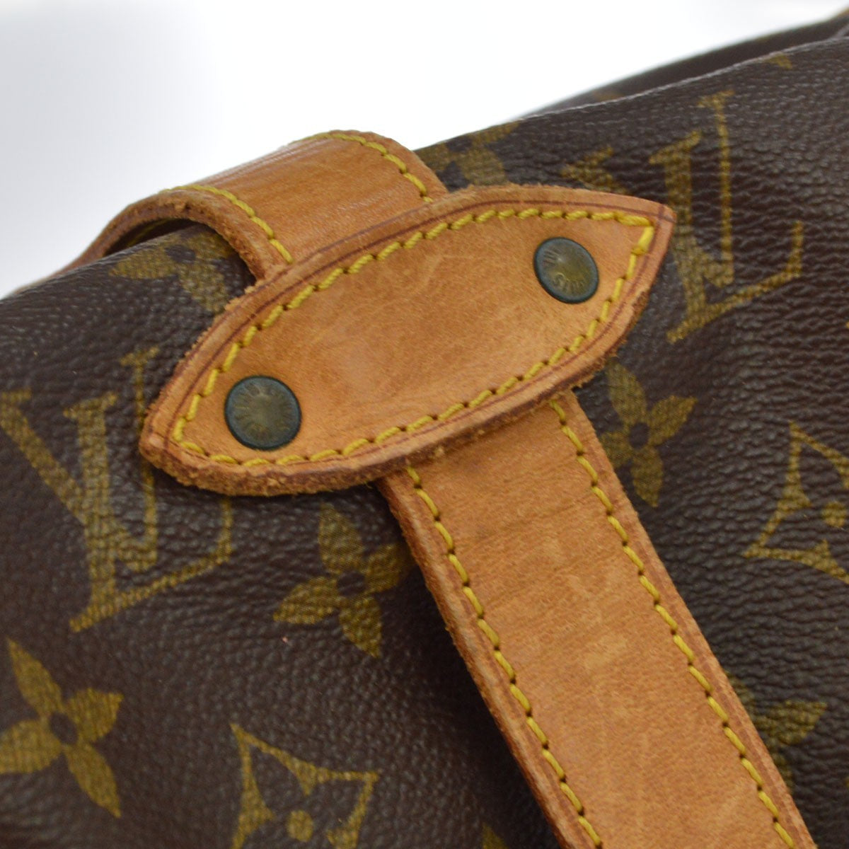 Louis Vuitton Saumur Monogram Canvas, Brown, Canvas, Shoulder Bag