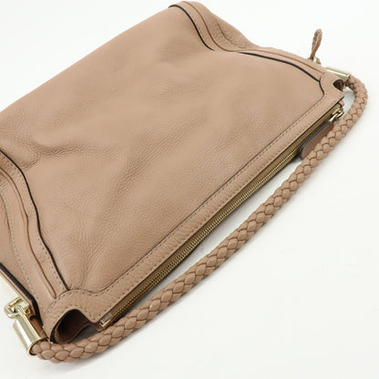 Gucci Bella Zip Leather, Beige, Leather, Tote Bag