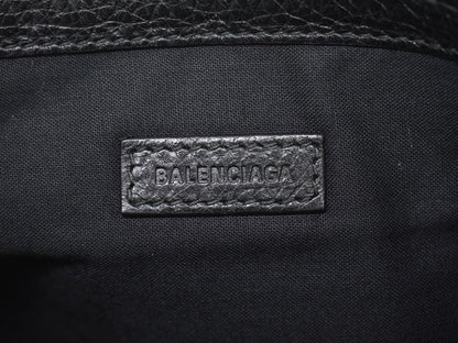 Balenciaga Graffiti Leather, Black, Leather, Clutch