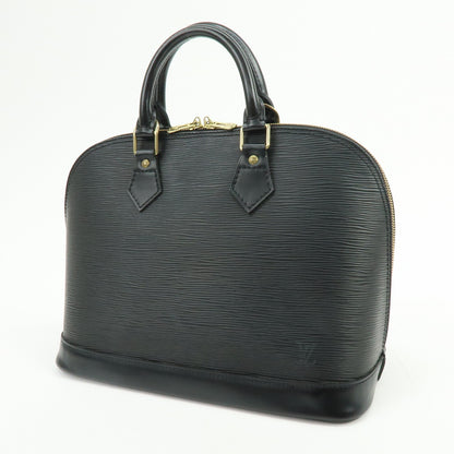 Louis Vuitton Vintage Alma Epi Leather, Black, Leather, Handbag