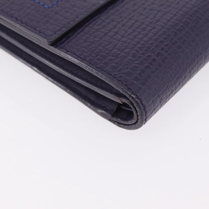 Loewe Anagram Trifold Flap Leather, Purple, Leather, Wallet