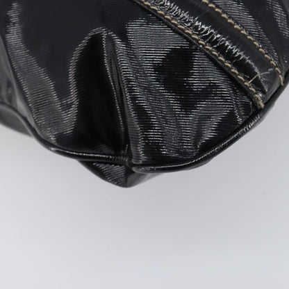 Gucci Britt Web Hobo Dialux Coated Canvas, Black, Canvas, Shoulder Bag