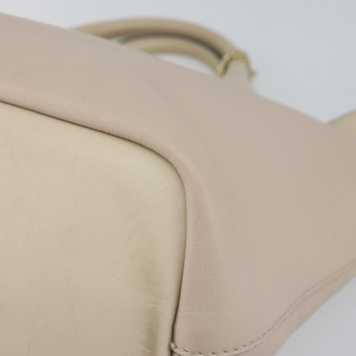 Chloe Bicolor Baylee Satchel Leather, Gray, Leather, Handbag
